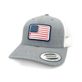 USA Golf Flag Trucker Hat (Woven Patch)