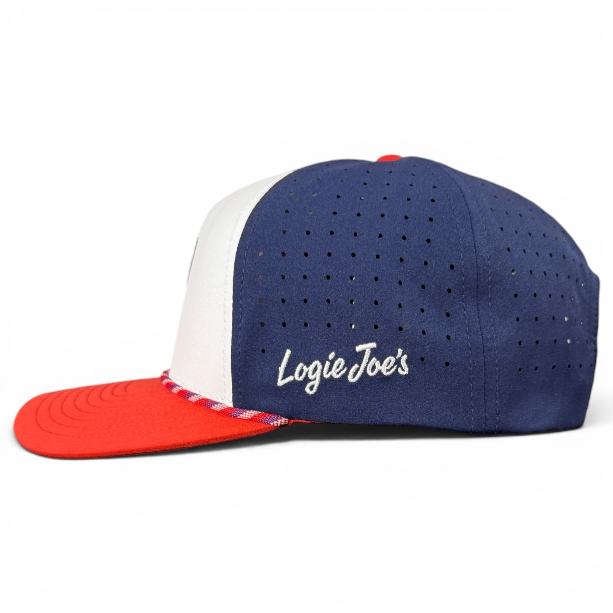 Freedom Flight Golf Hat | Snapback with Magnetic Marker Holder | USA Eagle Red White Blue