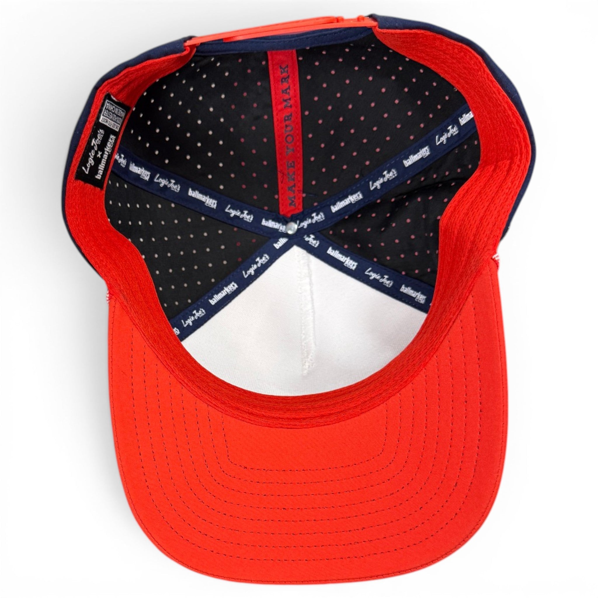 Freedom Flight Golf Hat | Snapback with Magnetic Marker Holder | USA Eagle Red White Blue
