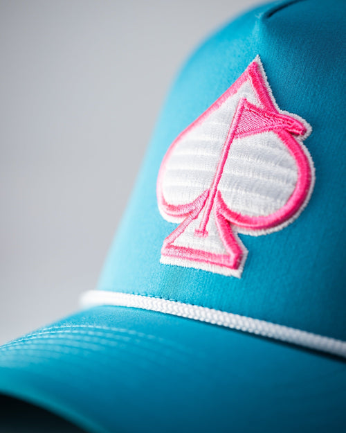 Baby Blue Rope Hat