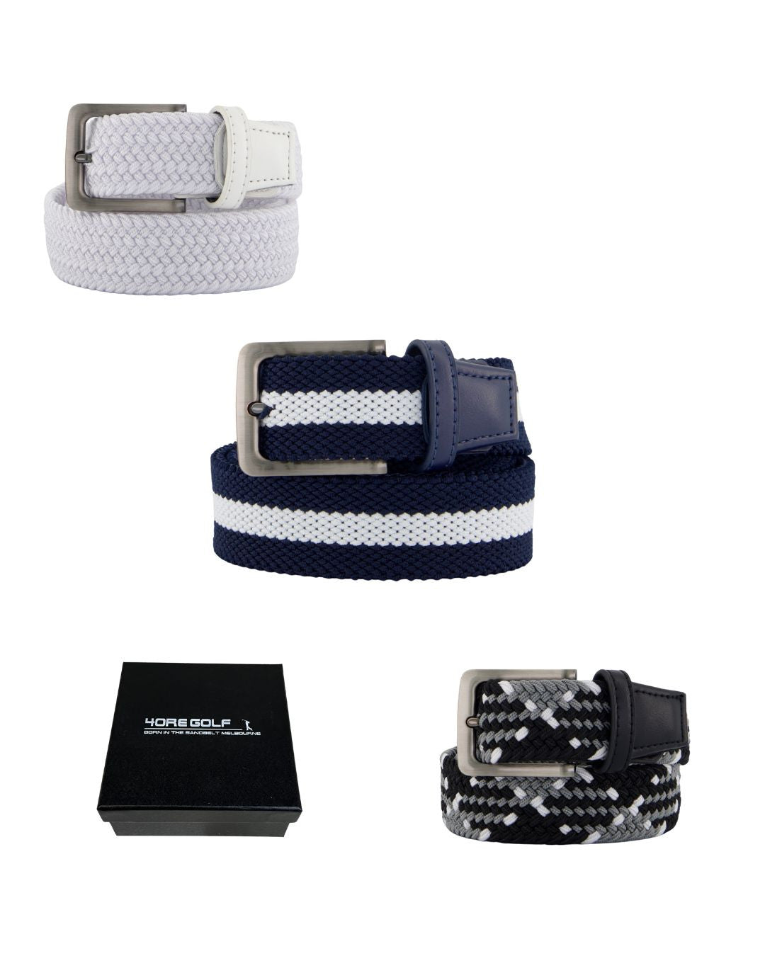 Stretch Woven Golf Belt